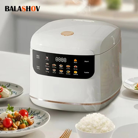 Multicooker BALASHOV 2L: Panela inteligente para arroz e vapor para 1 a 3 pessoas